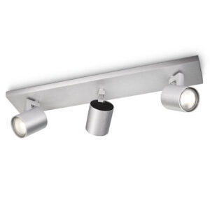 Neiro spot triple ALUMINIO 220V IP20 PARA GU10 / APLIQUÉ CIELO PHILIPS