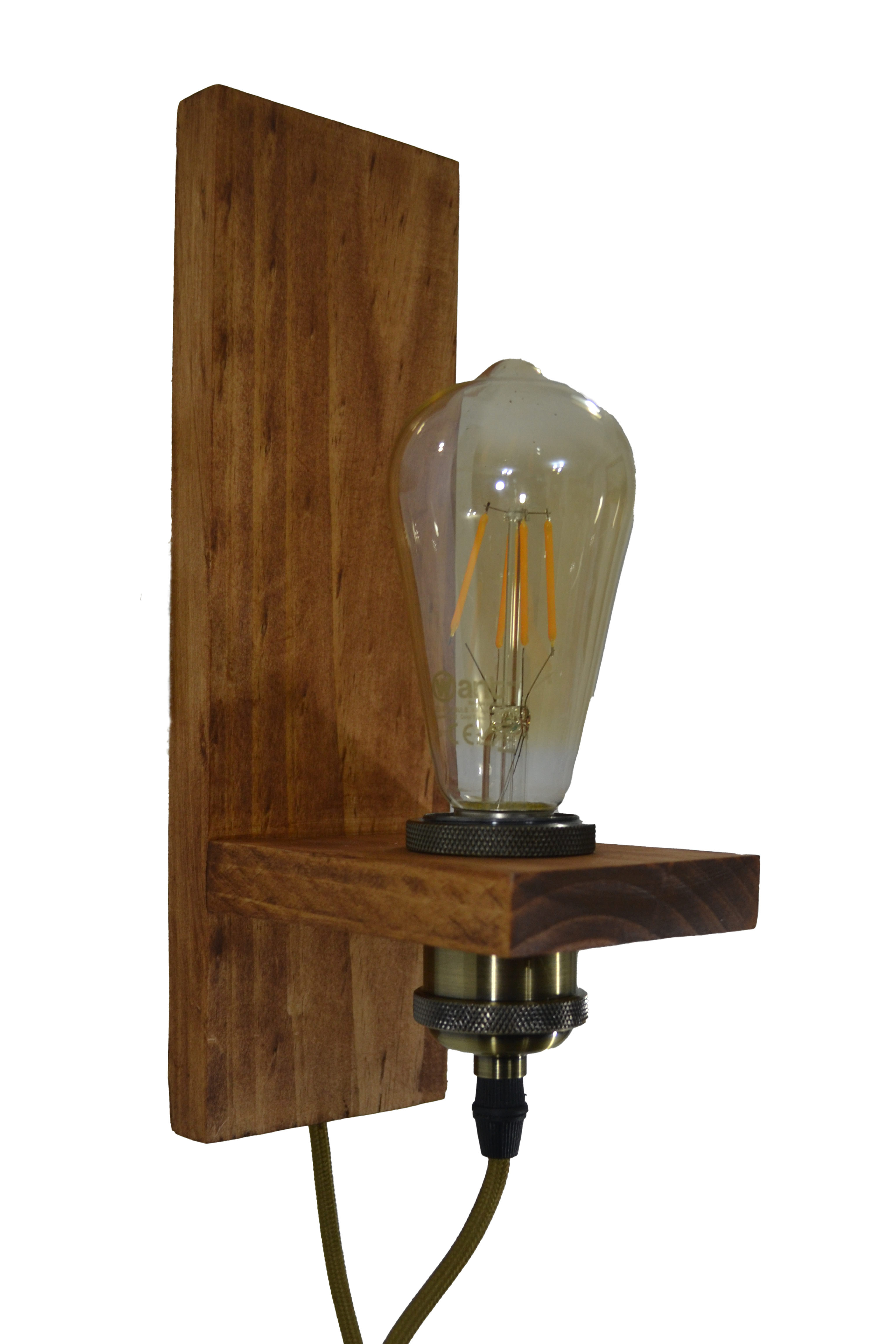 interruptor para lámparas marrón