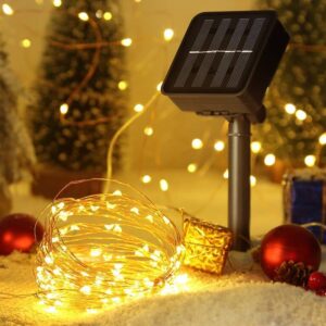 Luz Solar Calida con encendido solar automático