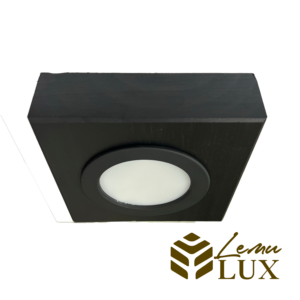 Recma lampara techo de terraza o cobertizo Negro Ébano