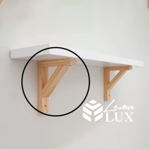 Escuadra repisa de madera