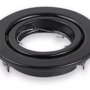 Embutido Dirigible GU10 con soquete Negro