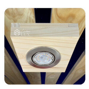 Recma lampara techo de terraza o cobertizo Dirigible Acero