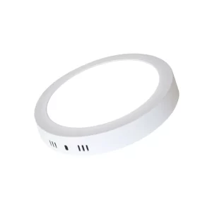 Panel eco redondo sobrepuesto 12W