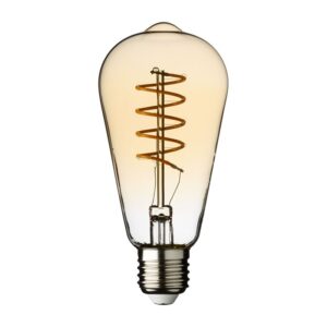 Ampolleta vintage Edison espiral  5w ST64
