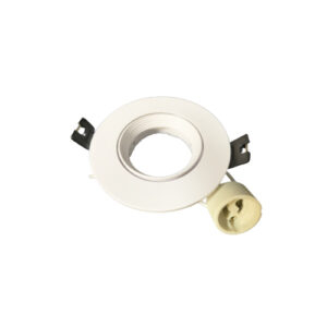 Embutido Dirigible GU10 con soquete Blanco PVC