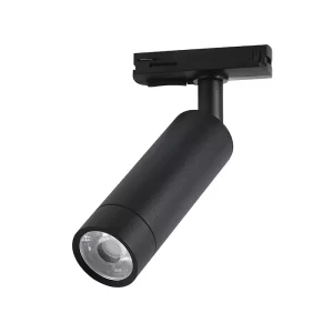 foco riel monofasico 10w negro