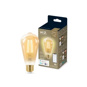 Ampolleta WiFi de filamento ámbar de 7W ST64 E27 Wiz