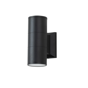 Aplique Bidireccional Cuerpo Negro Porta GU10