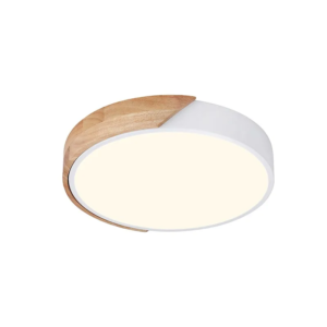 Emelun Lampara Cielo Madera 24W Luz Variable