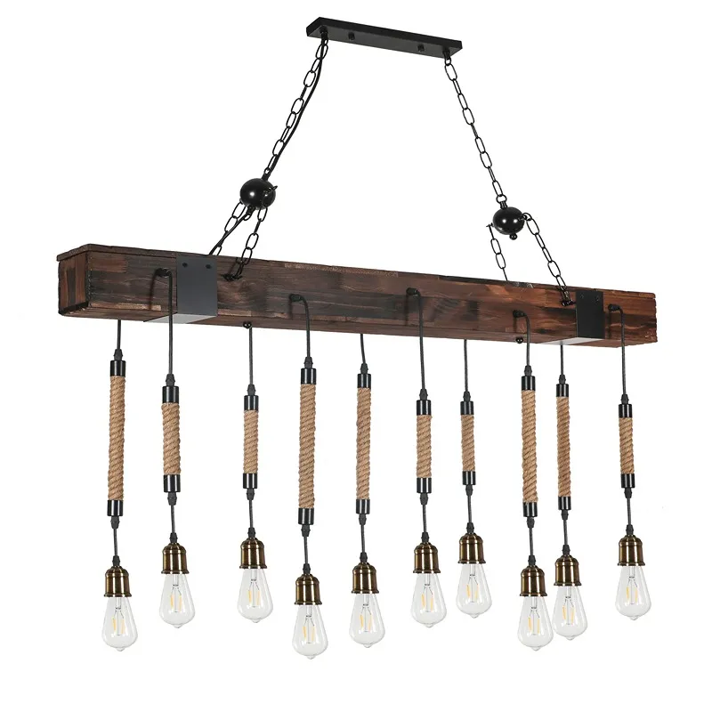 Lámpara Colgante Cáñamo Rustica 10 Ephyne