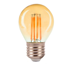 Ampolleta Led Filamento G45 4W E27 2700K