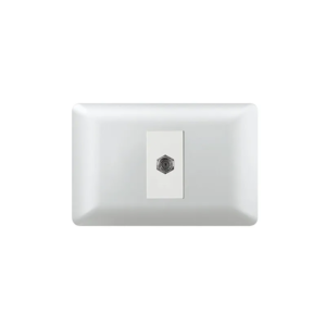 Toma TV Nova Plata Gris (Modulo Blanco)