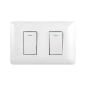 Interruptor Doble 9/24 10AH Nova (Modulo Blanco)