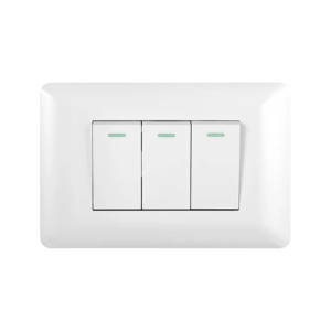 Interruptor Triple 9/12 10AH Nova (Modulo Blanco)