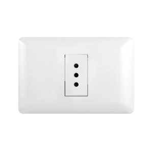 Tomacorriente Simple 10AH Nova (Modulo Blanco)
