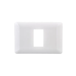 Placa Simple Con Soporte Blanco Nova (Modulo Blanco)