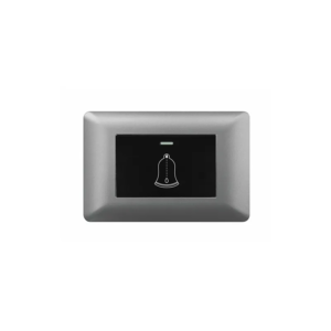 Interruptor Pulsador Nova Gris Antracita (Modulo Negro)